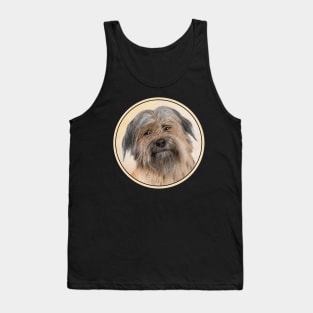 Pyrenean Shepherd Painting - Cute Original Dog Art Tank Top